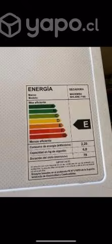 Lavadora daewoo 8 kg y secadora mademsa 7kg