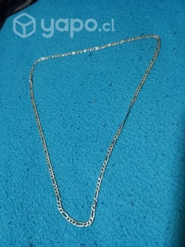 Cadena plata 60 y tm70 cms