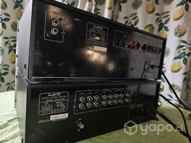 Vintage power y Preamplificador