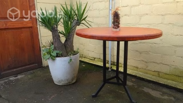 Mesa Fierro madera