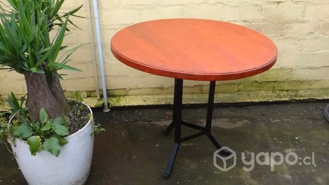 Mesa Fierro madera - Imagen 2