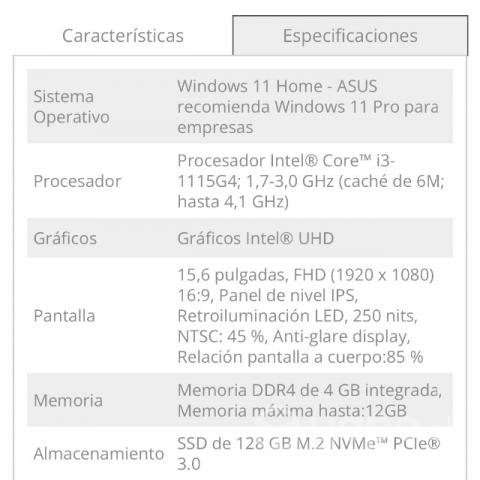 Notebook Asus VivoBook I3 - Imagen 6