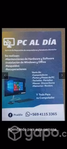 Partes y piezas para computadoras y notebook