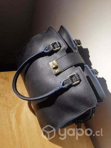 Cartera prune azul - Imagen 3