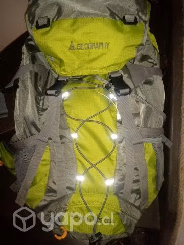 Mochila Geography Lanin Verde 65 Lts