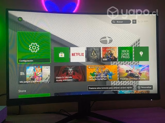Monitor curvo msi optix g271 144hz