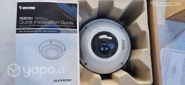 Camara ip vivotek modelo FE8172 ojo de pez