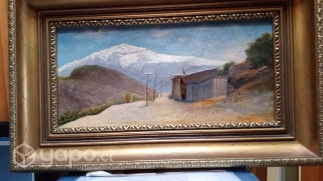 Bello óleo de pintor Alfredo Helsby