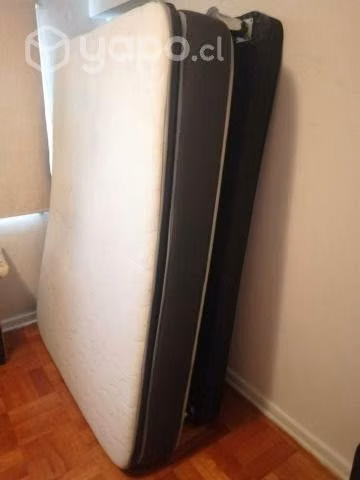 Cama con Colchon Ortopédico Poco Uso