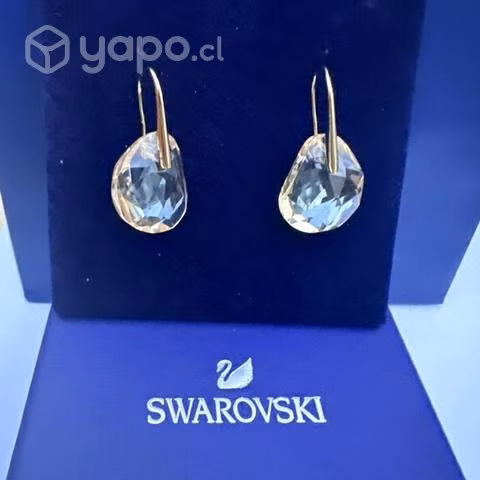 Aros Galet Amarillos Swarovski