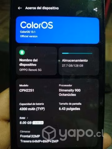 Oppo reno 6 5G - Imagen 3