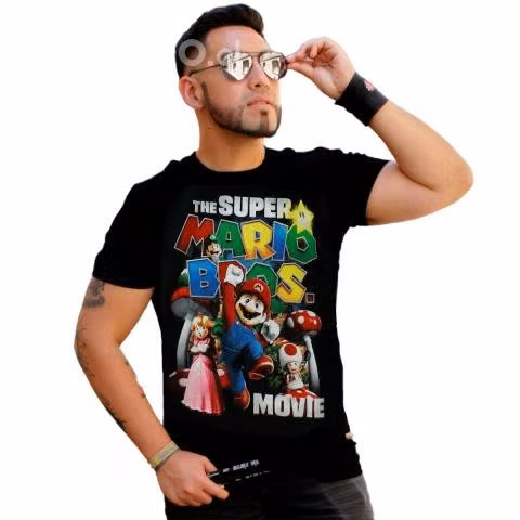 POLERA MARIO BROS THE MOVIE // Lucy Rock