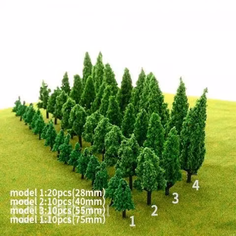 Maquetas De 50 Árboles Para Dioramas. 4 Modelos - Imagen 2