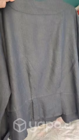 Chaqueta 100% lino negra - Imagen 2