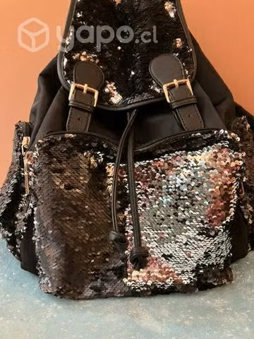 Mochila con lentejuelas