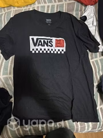 Polera Negra Vans XXL