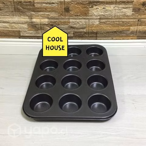 Molde de cupcake liso 12 cuencas