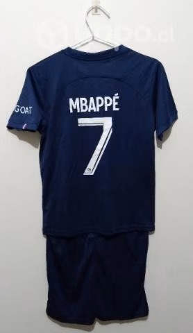 Uniforme de niño de mbappe