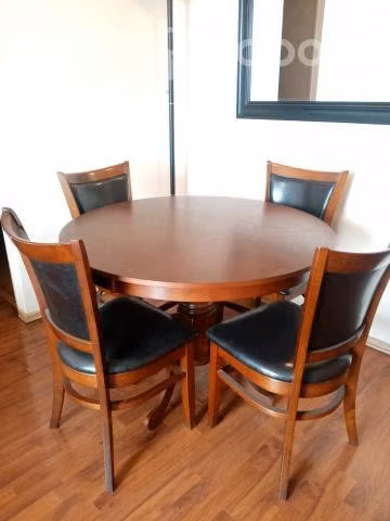 Comedor 4 Sillas Calabria Chocolate