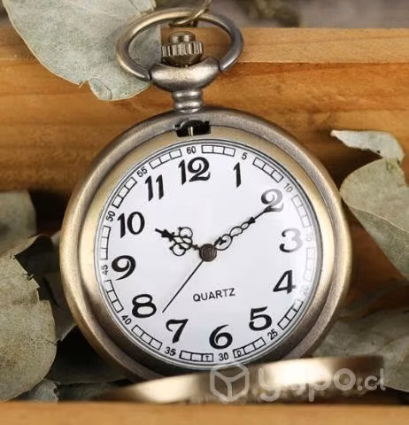 Reloj De Bolsillo Con Imagen De La Virgen