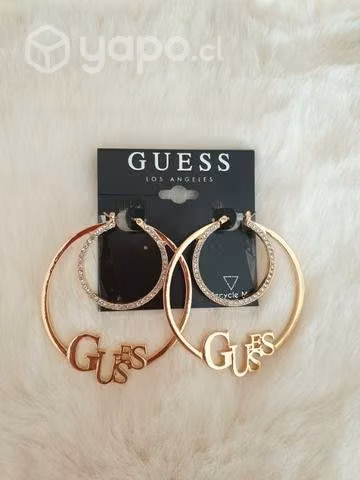 Bellos Aros Argollas Marca Guess 100 % originales - Imagen 3