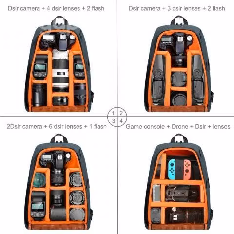 Mochila para fotografía marca puluz - Imagen 5