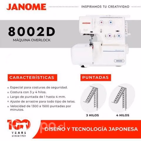 Maquina De coser Overlock