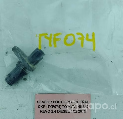 Sensor Posición Cigüeñal CKP (TYF074) Toyota Hilux