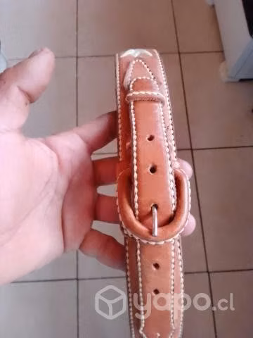 Cinturón de huaso bordado en tiento - Imagen 2