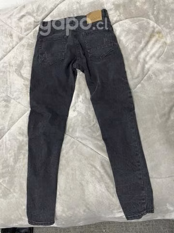 Pantalones negros con cierre - Imagen 2