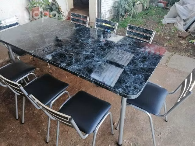 Comedor de 8 sillas vhs tapizadas - Imagen 3