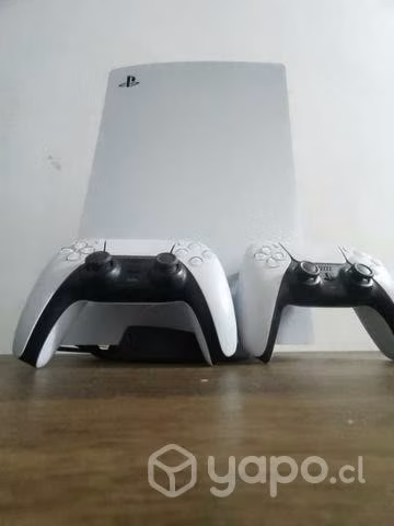 Ps5 con palancas originales y 2 juegos