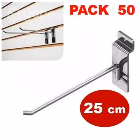 Gancho 25 cm. Pack 50 uni.Panel