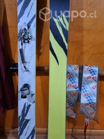 Skis 1,84+Fijas Dynafit+Leash G3+Pieles G3 - Imagen 3