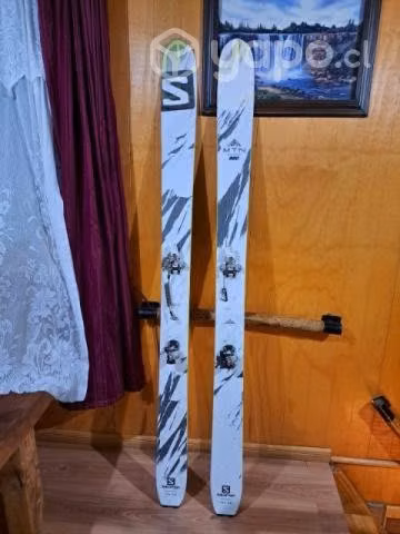 Skis 1,84+Fijas Dynafit+Leash G3+Pieles G3 - Imagen 2