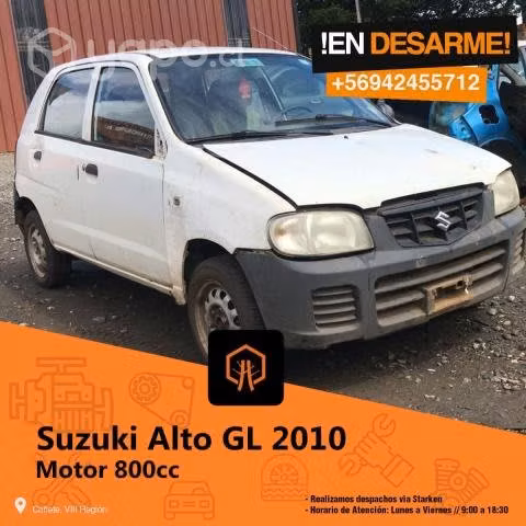 Evaporizador suzuki alto gl 2010