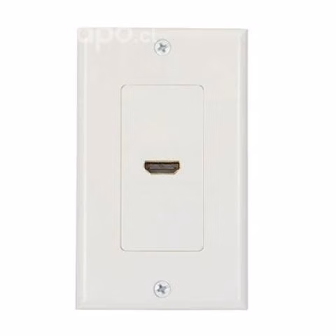 Placa a muro 1 puerto hdmi, v. 1.4, h/h, 10 cms - Imagen 2