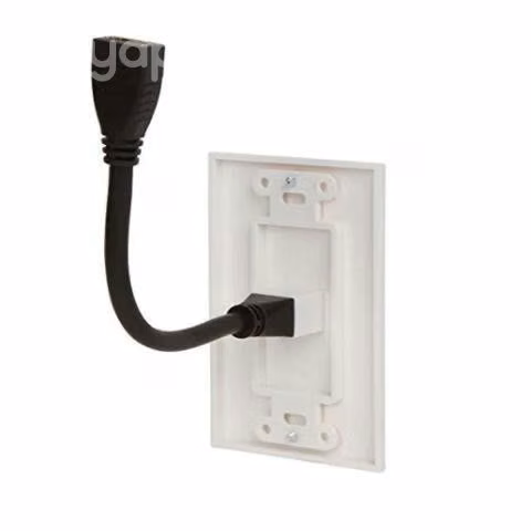 Placa a muro 1 puerto hdmi, v. 1.4, h/h, 10 cms - Imagen 3
