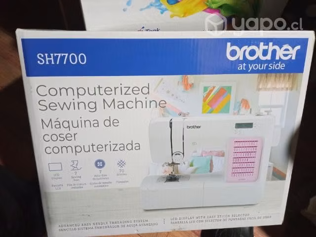 Maquina coser brother sh7700 nueva, computarizada