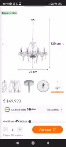 Lámpara colgante auriga