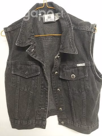 Chaqueta mezclilla sin mangas - Imagen 2