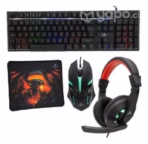 Kit de teclado y mouse gamer Ultra Español