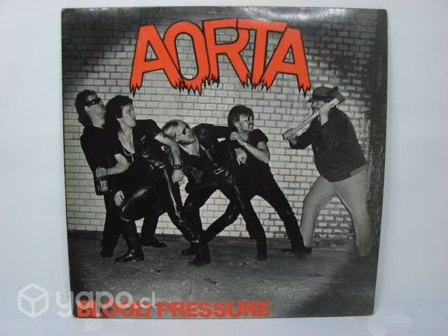 Vinilo Aorta Blood Pressure 1983 Alemania Ed. + So