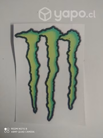 Adhesivo para auto Monster