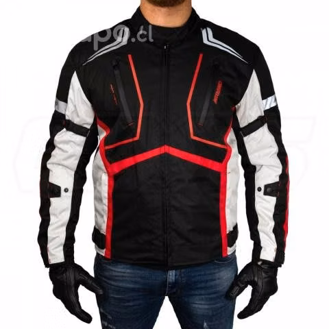 Chaqueta moto armad gear start up red maxdura impe