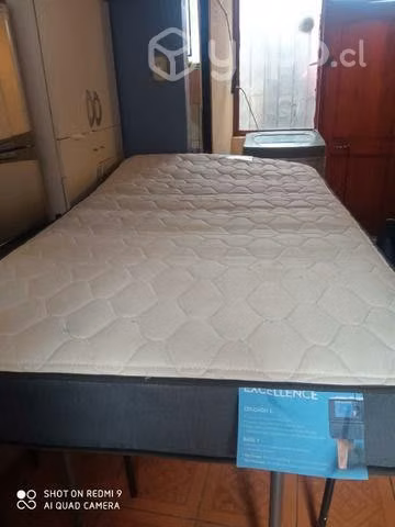 Se Venden Colchón Con Base De 1/2 - Imagen 4