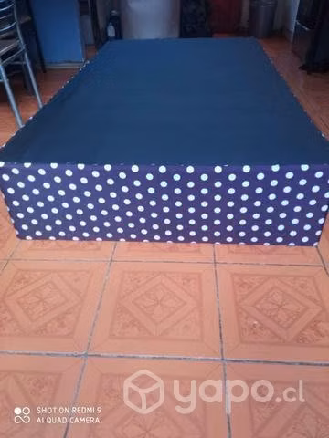 Se Venden Colchón Con Base De 1/2 - Imagen 2