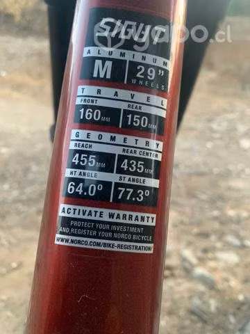Bicicleta enduro