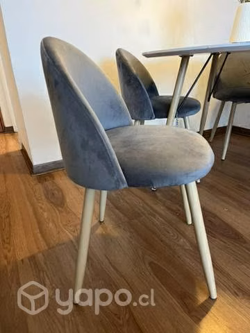 Comedor redondo 4 sillas