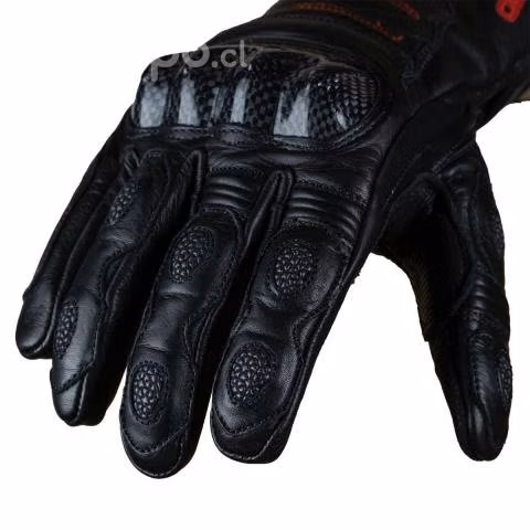 Guantes moto armad gear mike gp touch cuero largo - Imagen 3